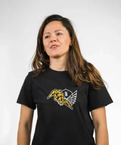 T-Shirt Roglification Wings Black W