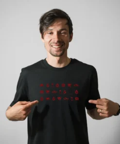 T-Shirt Iconic Ride Black M