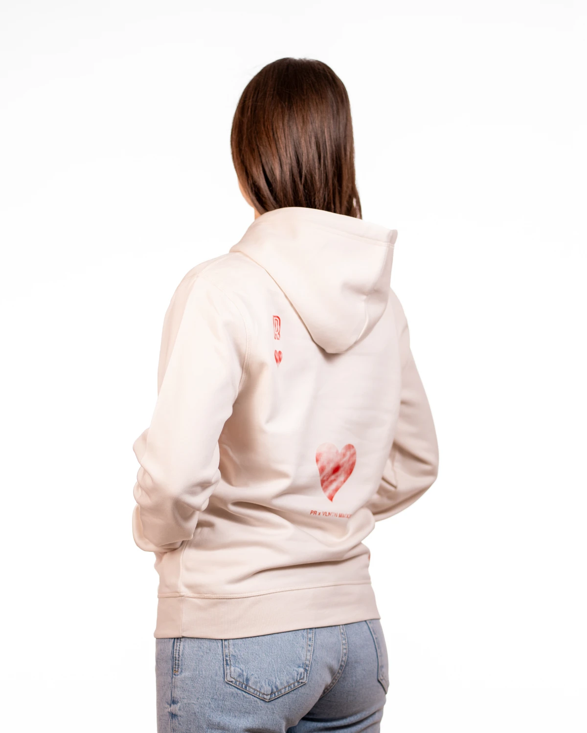 Kapucar Hearts Up Vintage White