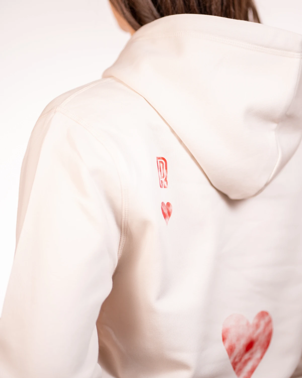 Kapucar Hearts Up Vintage White - slika 5